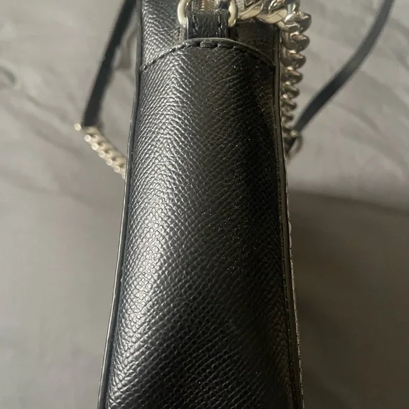 Michael Kors Silver and Black Messenger Bag - Picture 2 of 4